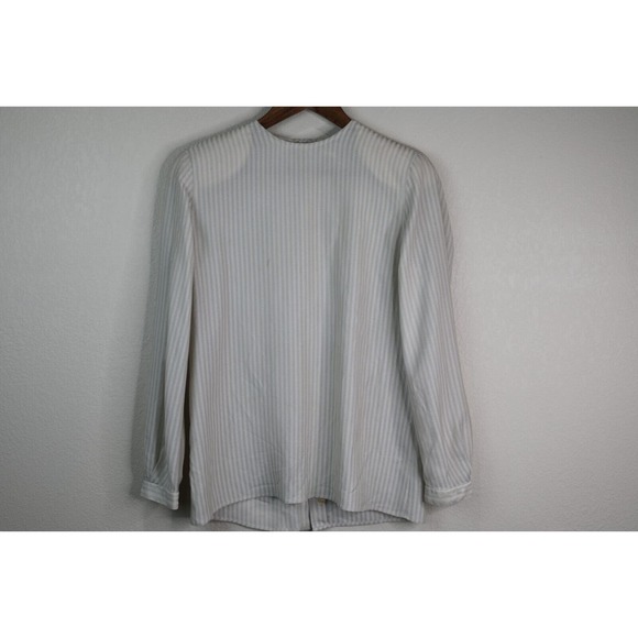 Giorgio Armani Tops - Vintage Giorgio Armani Blouse Women 38 Silk Blend Shoulder Pads‎ Classic